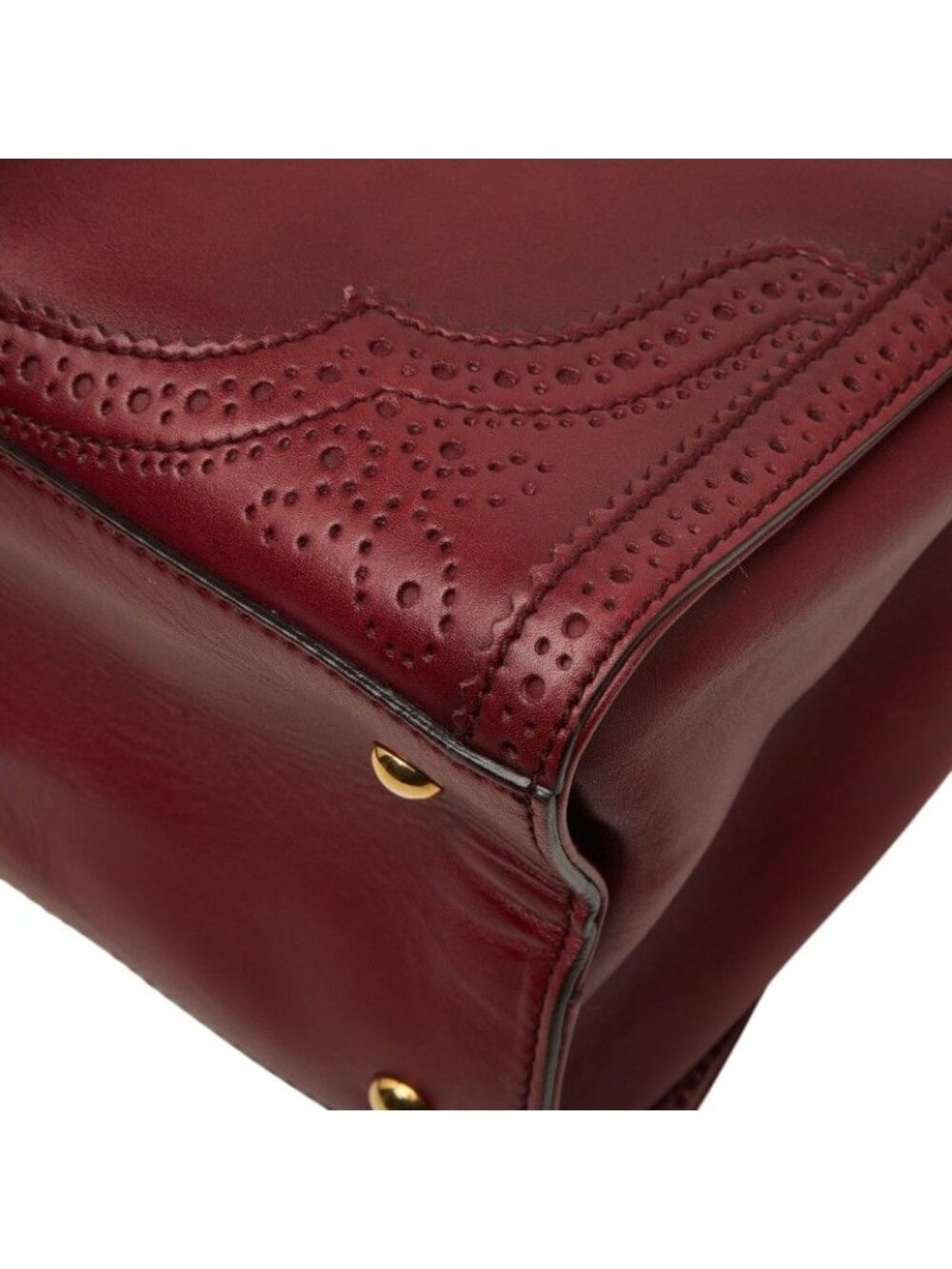 Gucci Micro Guccissima Boston Bag Wine Red Bordeaux Leather - Picture 6 of 10